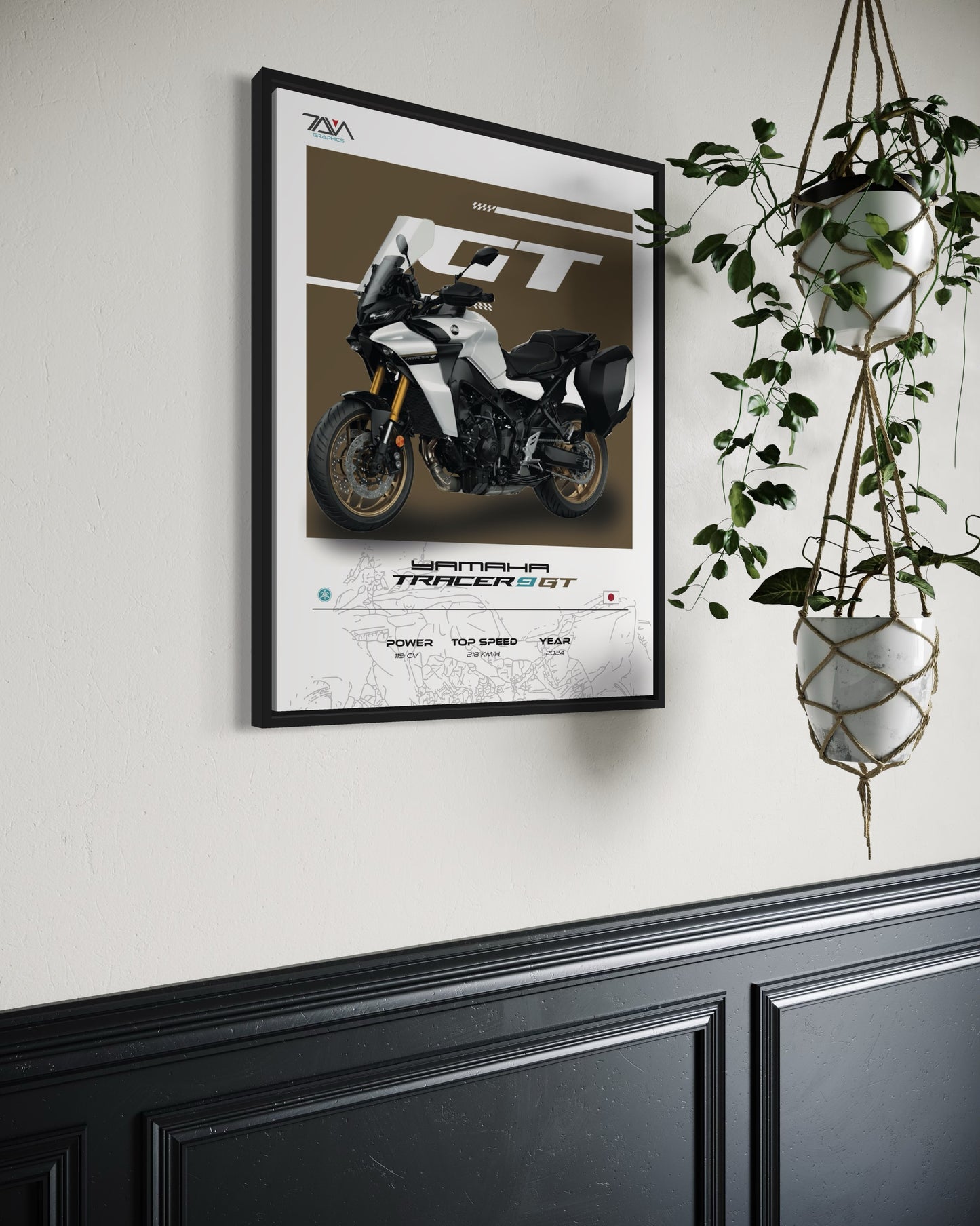 Poster YAMAHA TRACER 9 GT