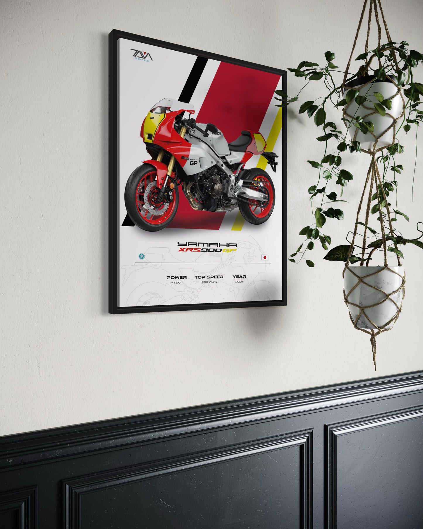 Poster YAMAHA XRS 900 GP